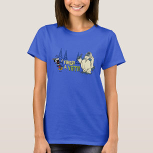 Yodelberg Mickey   Yikes - a Yeti! T-Shirt