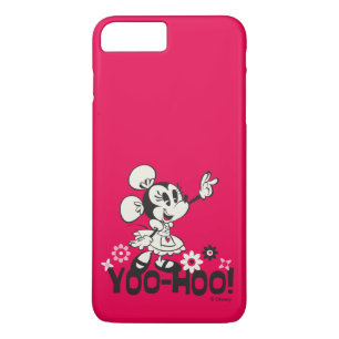 Yodelberg Minnie   Black and White Wave iPhone 8 Plus/7 Plus Case