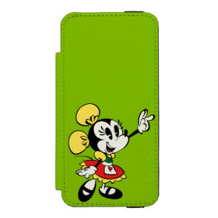 Yodelberg Minnie   Waving Incipio Watson™ iPhone 5 Wallet Case