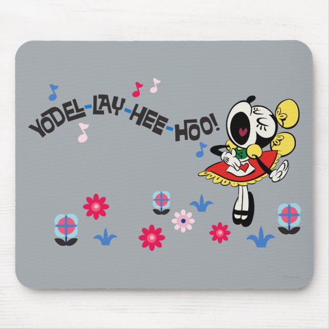 Yodelberg Minnie | Yodeling Mouse Pad (Front)