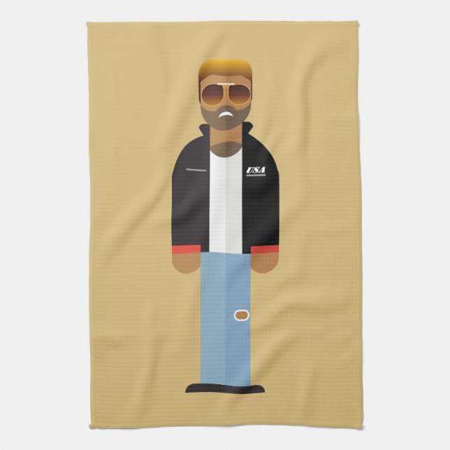 Yog – Pop Icon Kitchen Towel (Vertical)