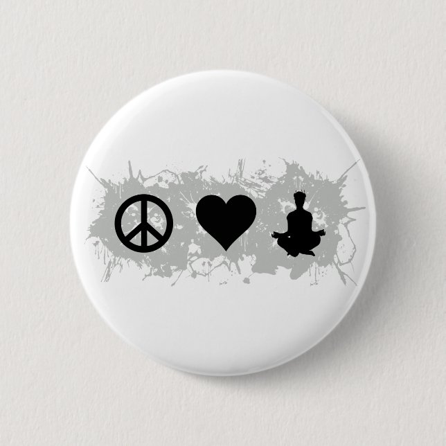 Yoga 1 2 inch round button (Front)