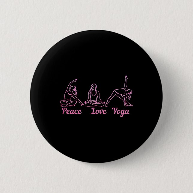 Yoga _1  2 inch round button (Front)