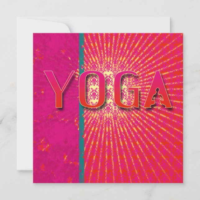 Yoga 1 - Card, Invite (Front)