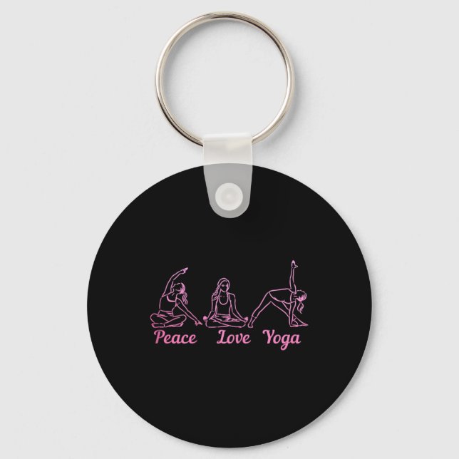Yoga _1  keychain (Front)