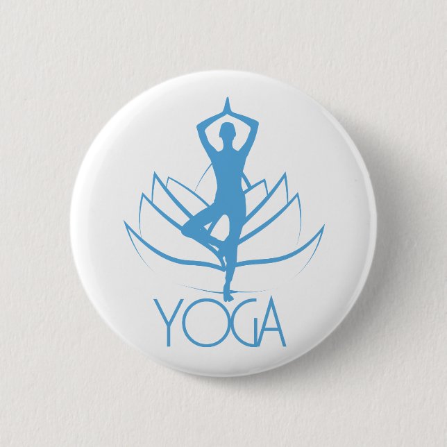 Yoga 2 Inch Round Button (Front)