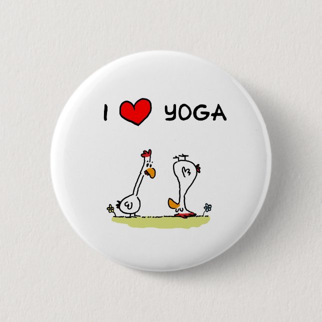 yoga 2 inch round button (Front)