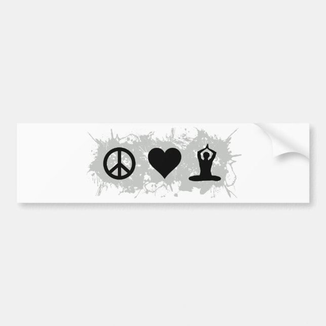 Yoga 3 bumper sticker (Front)