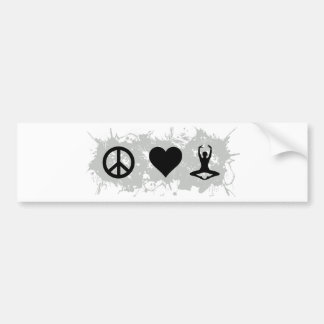 Yoga 4 bumper sticker