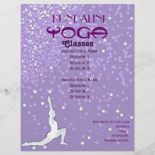 Yoga A4 flyer