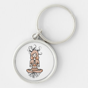 Yoga Addict Keychain