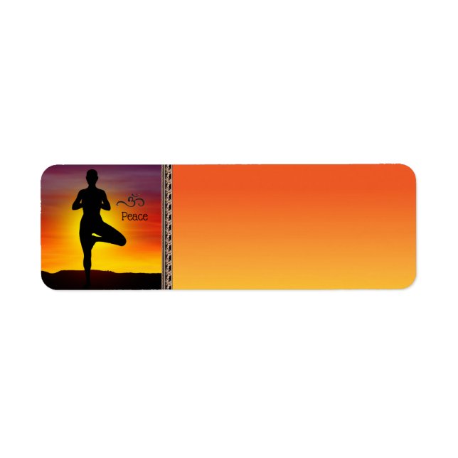 Yoga Address Label (Front)