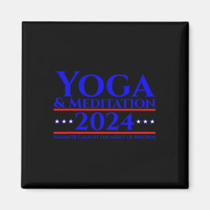 Yoga And Meditation - Namaste Calm - Magnet
