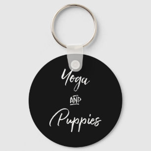 Yoga And Puppies Shirt,namastay At Home With My Do Keychain