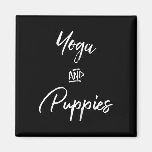 Yoga And Puppies Shirt,namastay At Home With My Do Magnet
