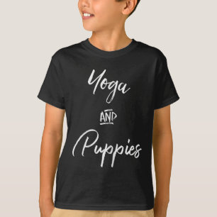 Yoga And Puppies Shirt,namastay At Home With My Do T-Shirt