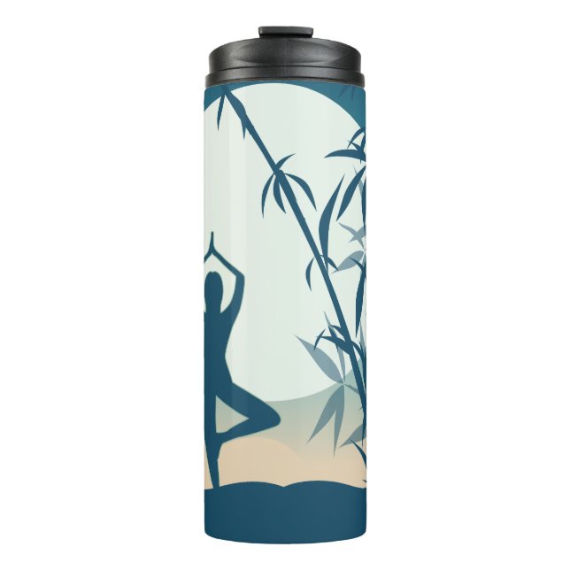 Yoga at Dawn Thermal Tumbler (Front)