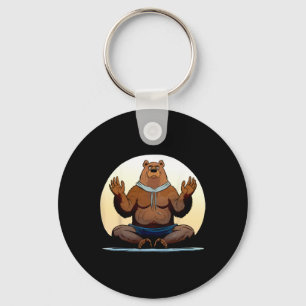 Yoga Bears _1 Keychain