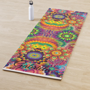 Yoga beautiful colours fitness Personalized YOGA Mat