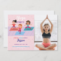 Yoga Birthday Party Girls Stretch Tumble Photo