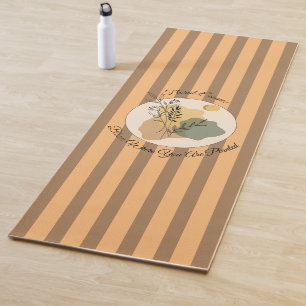 Yoga Bloom Where You Are Planted Floral Essence  Yoga Mat