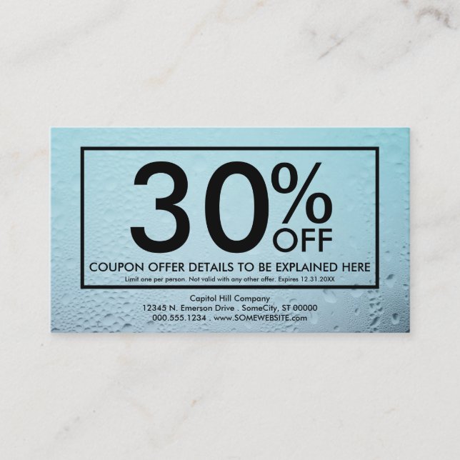 yoga blur coupon card (Front)