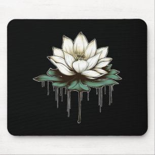 Yoga Botanical Lotus Spiritual Mouse Pad