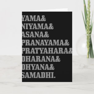 Yoga Buddhism Hinduism Sanskrit Buddha Yogi Spirit Card