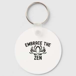 Yoga Buddhism Zen Spiritual Yoga Meditation Keychain