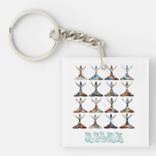 Yoga Buddies Keychain