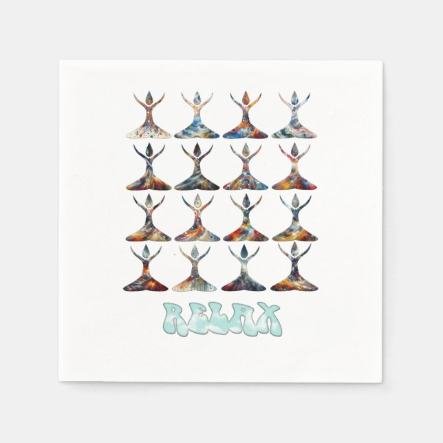 Yoga Buddies Napkin (Front)