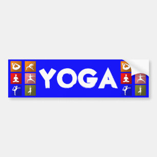 Yoga bumper sticker