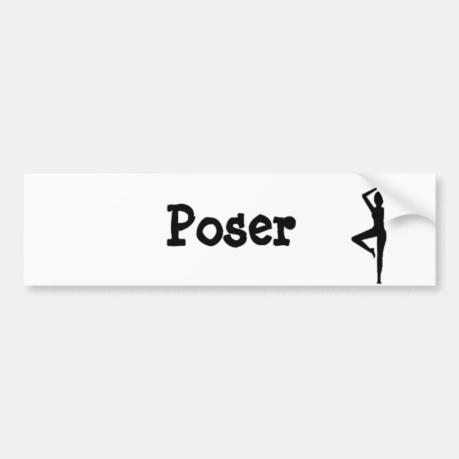 Yoga Bumper Sticker (Front)