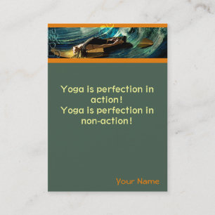 Yoga Business Card
