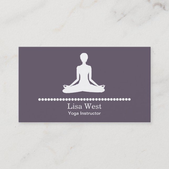 Yoga Business Cards (Front)