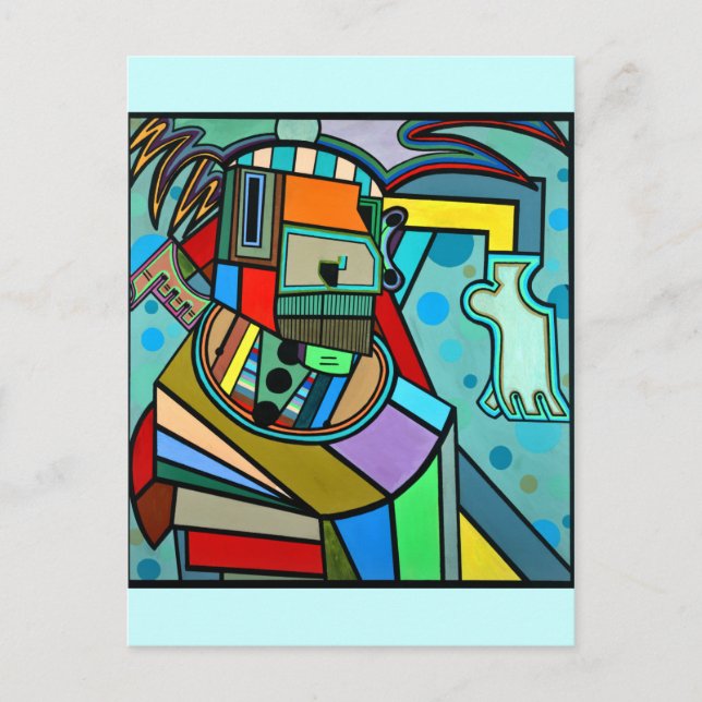 "Yoga" by Ruchell Alexander Postcard (Front)