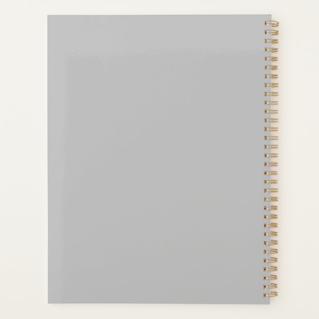 yoga canvas print planner (Back)