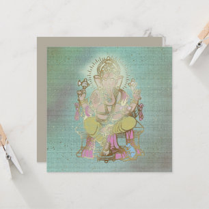 YOGA - Carte de voeux, Ganesha