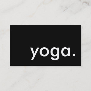yoga. carte perforée de fidélité