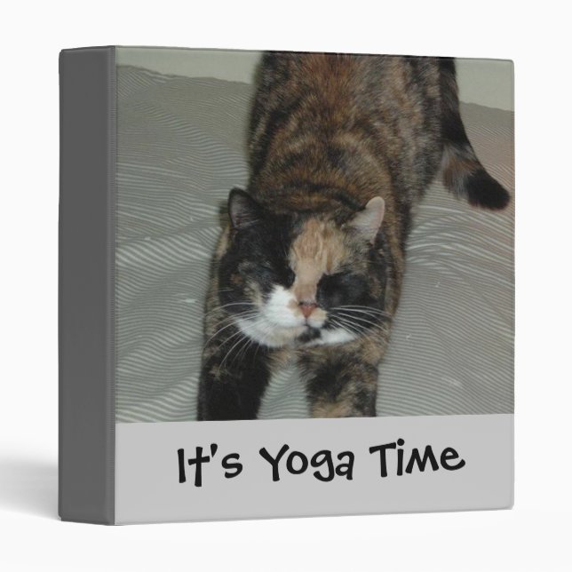 Yoga Cat Binder (Front/Spine)
