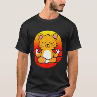 Yoga Cat Meditation Yoga For Children And Parents T-Shirt