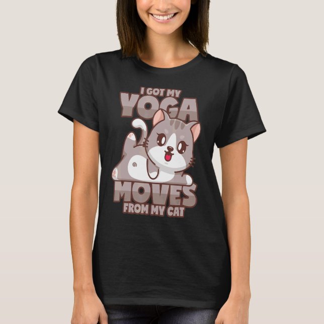 Yoga Cat T-Shirt (Front)