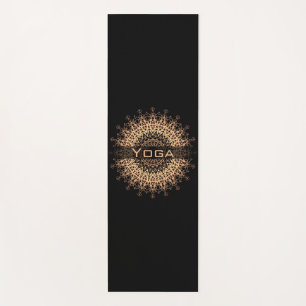 Yoga Centre, yoga, sports, mandala, Golden mandala Mat