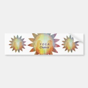Yoga Chakra Bumper Sticker