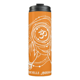Yoga Chakra Crown Mantra Thermal Tumbler