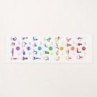 Yoga Chakra Pose Yoga Mat - 74wb