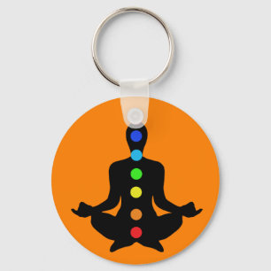 Yoga Chakras Keychain