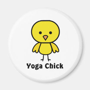 Yoga Chick Magnet