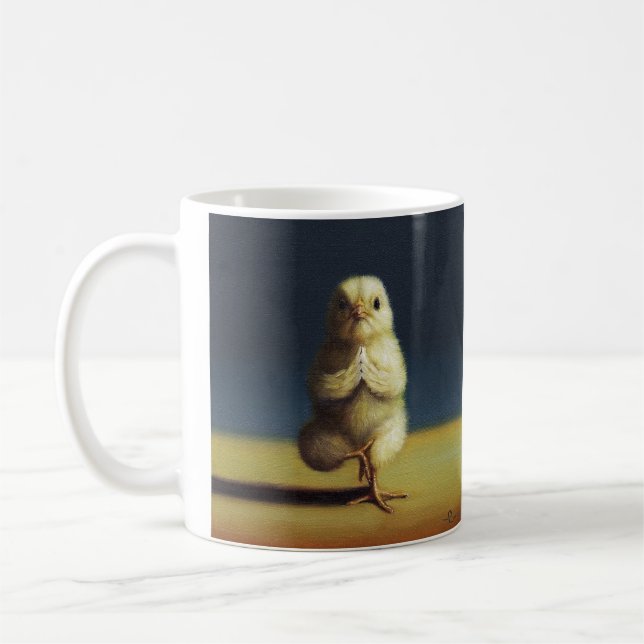 Yoga Chick Tree Pose - Mug (Left)