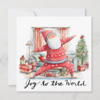 Yoga Christmas Santa Claus Posing yoga 